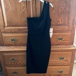 NEW WITH TAGS XS BAILEY 44 Black off the shoulder dress